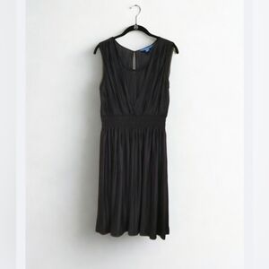 NWT Simply Vera Black Pleated Dress, Size L